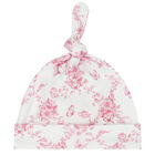 طقم بنات أفرول بطبعة الفراشات باللون الأبيض والوردى, 1, hi-res